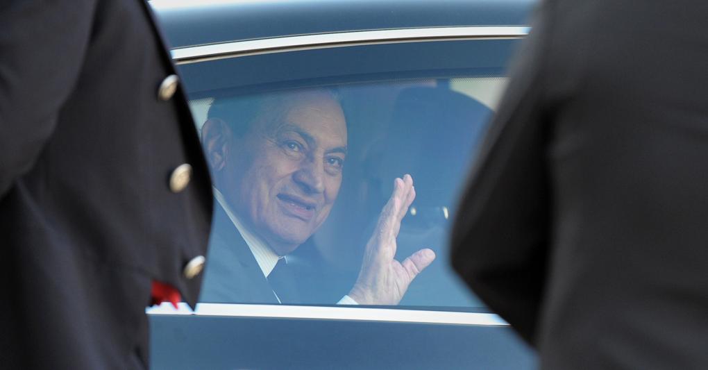 Hosni Mubarak a Parigi nel luglio 2010  