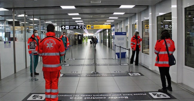 L’aeroporto di Fiumicino, oggi (Ansa)