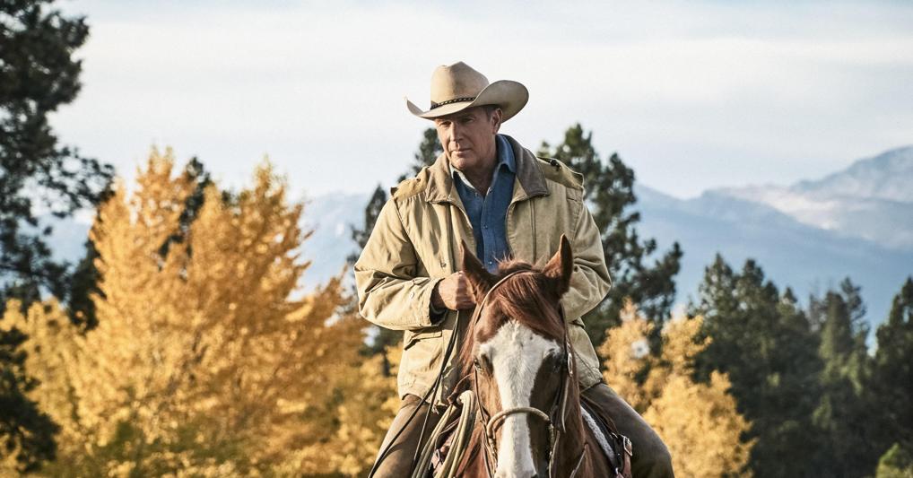 Kevin Costner interpreta «Yellowstone», nuova serie Tv in onda su Sky (Ansa) 