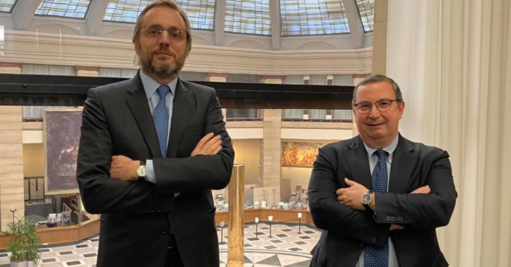 (Il  presidente  di Banco BPM, Massimo Tononi, insieme all'amministratore delegato Giuseppe Castagna) 