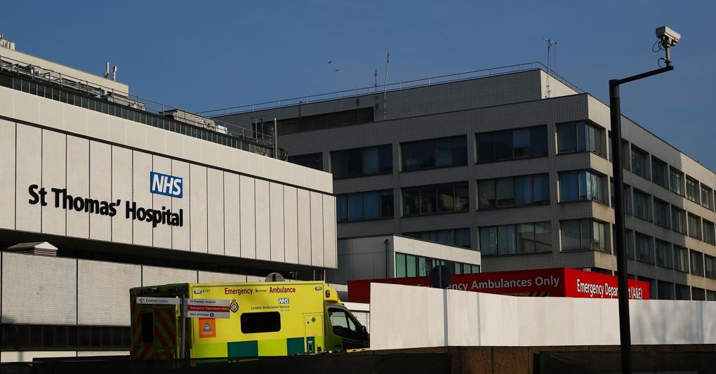 Il St. Thomas Hospital, dove e’ ricoverato il Boris Johnson. Ora anche le finanze pubbliche vanno in terapia intensiva. 