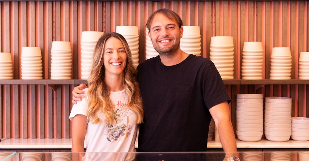 I fondatori di Poke House, Vittoria Zanetti e Matteo Pichi 