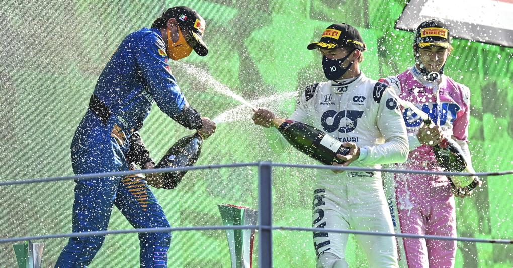 Gp di Monza: Hamilton sbaglia, vince il francese Gasly sulla ...