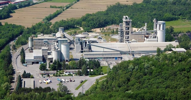 Lo stabilimento Buzzi Unicem di Fanna, Pordenone