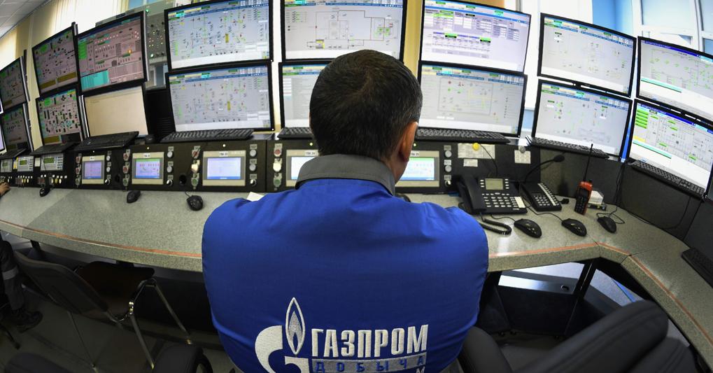 La sala di controllo di Gazprom a Bovanenkovo, il giacimento della penisola artica di Yamal da cui parte il gas fornito all’Europa 