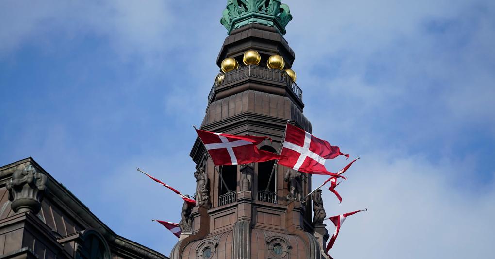 Il castello di Christiansborg a Copenhagen, sede del Parlamento danese 