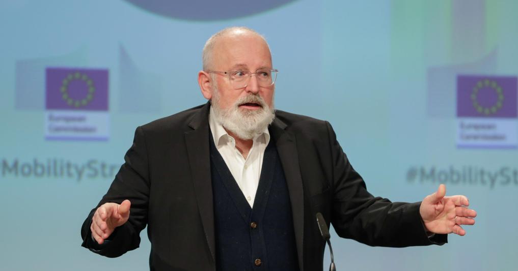 Il commissario europeo per il Green Deal Frans Timmermans 