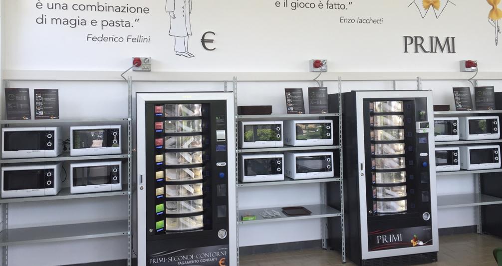 Un modello di mensa automatizzata  dell’azienda Fas 