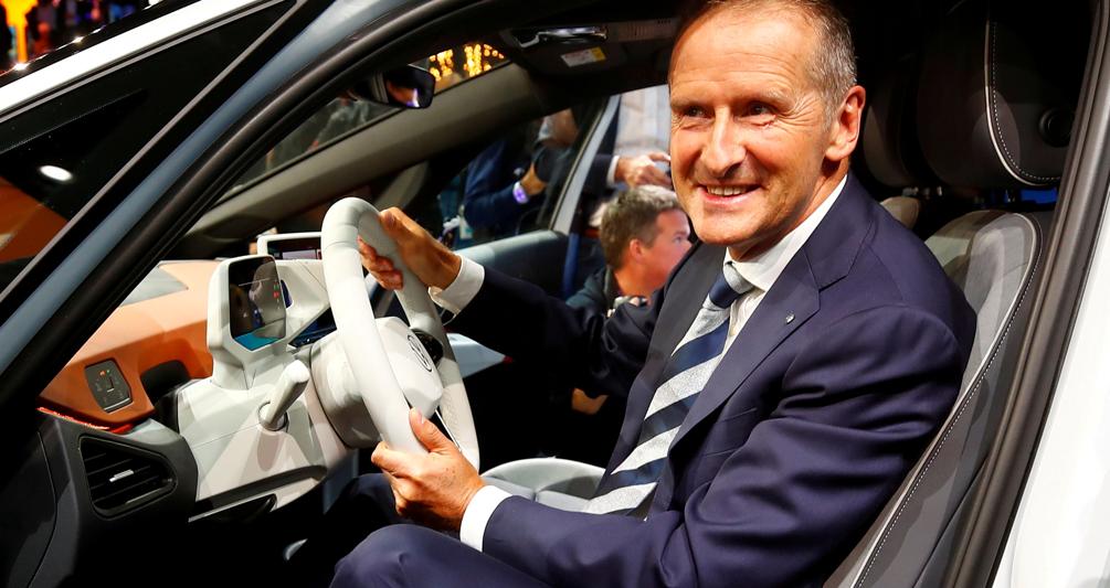 Il ceo del gruppo Volkswagen, Herbert Diess (Reuters) 