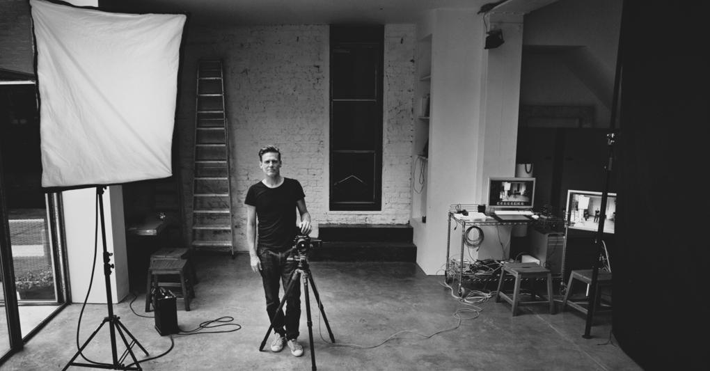 Bryan Adams in studio 