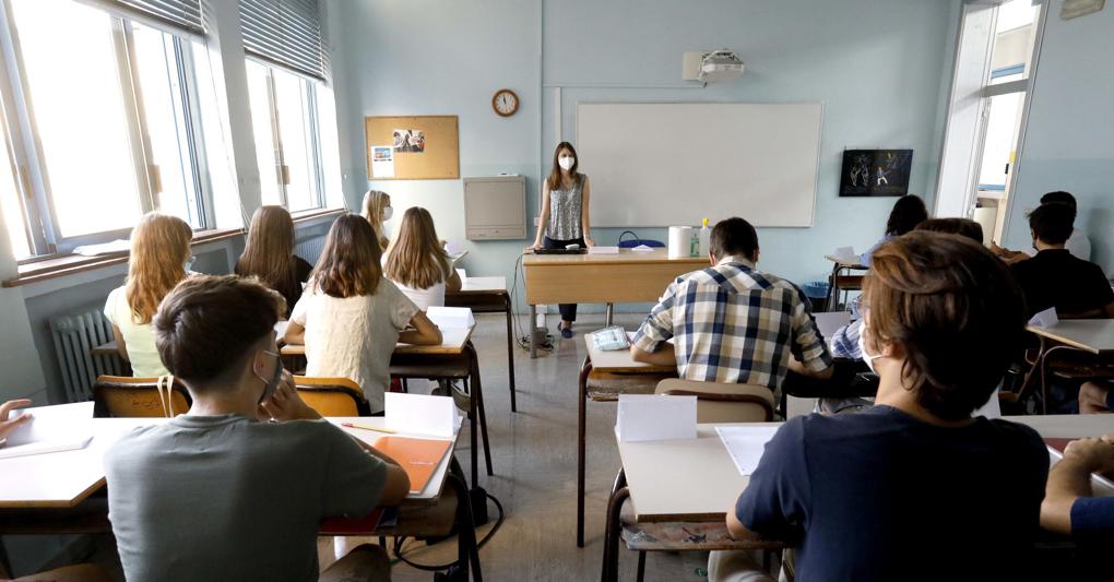 Studenti in classe (Ansa/Mourad Balti Touati) 