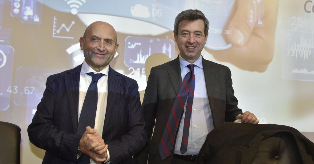 Franco Bettoni presidente Inail e Andrea Orlando  ministro del Lavoro (Imagoeconomica) 