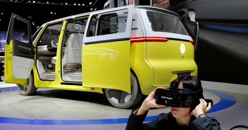 Il concept ID.Buzz di Volkswagen (Reuters) 