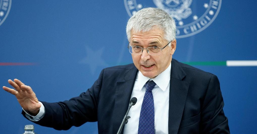 Il ministro dell’Economia Daniele Franco (foto Ansa) 