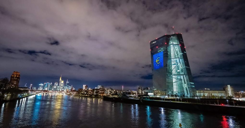  La sede della Bce a Francoforte 