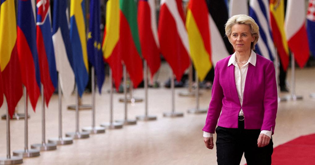  La presidente della Commissione europea Ursula von der Leyen 
