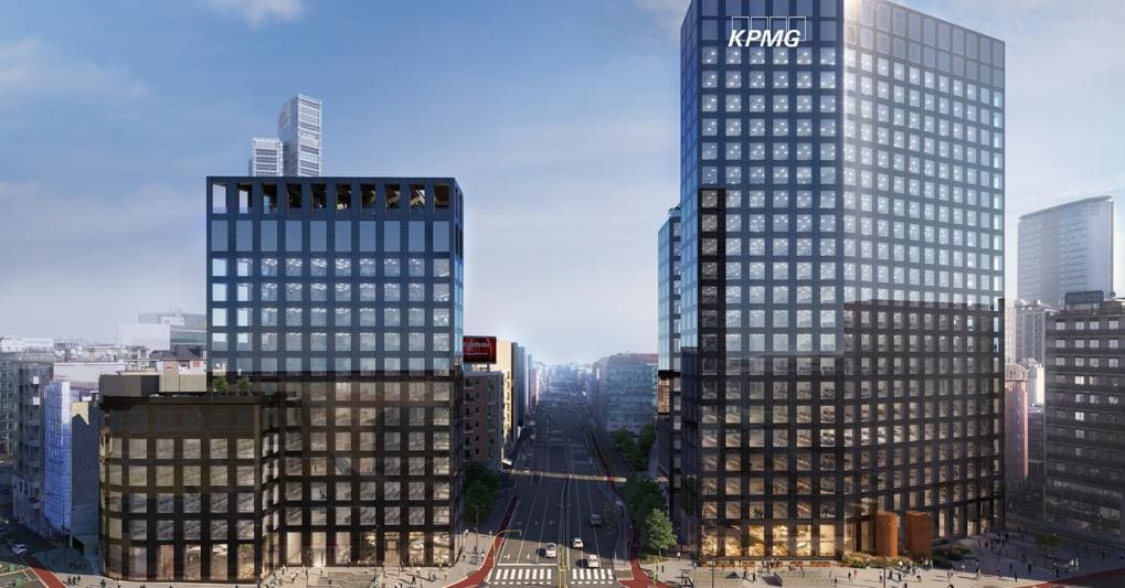 Milano. Il render del grattacielo in costruzione per Kpmg 