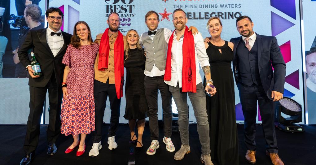 Geranium di Copenaghen sul gradino più alto del podio al 50 Best Restaurant 2022 