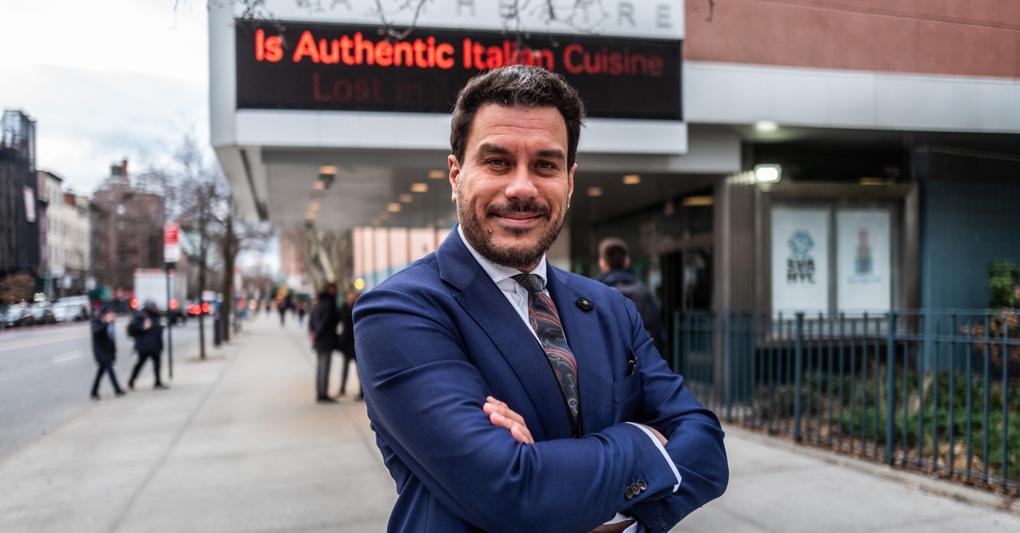 Lorenzo Zurino al Forum di New York (credit Francesca Magnani) 