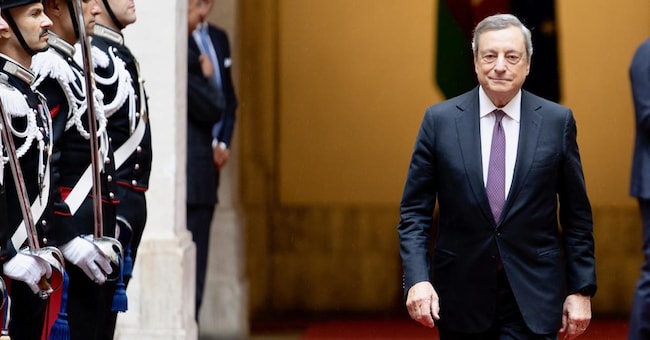 Il Presidente del Consiglio Mario Draghi (Ansa)