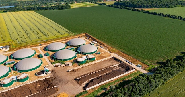 Scarti agricoli e zootecnici e sottoprodotti industriali vengono immessi senza ossigeno in silos dove l'azione batterica dà origine al biogas 