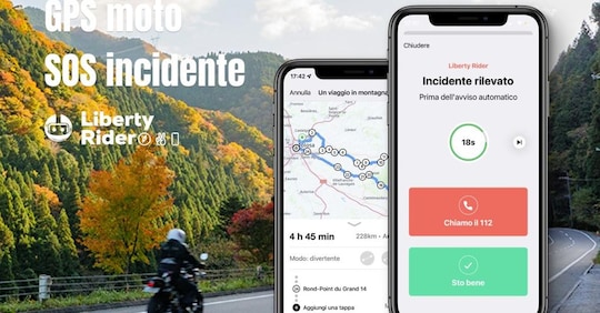 Liberty Rider, arriva l'app che salva la vita ai motociclisti ...