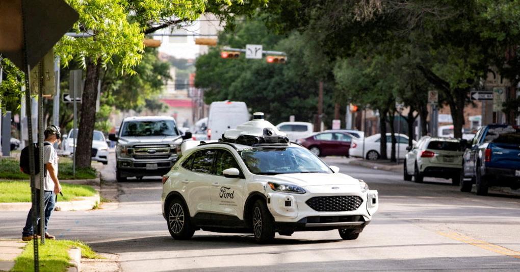 Un’auto a guida autonoma di Argo AI (Reuters) 