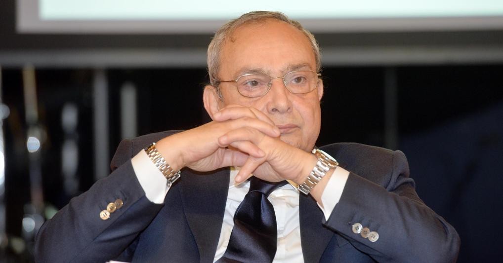  Giuseppe Bono durante la conferenza stampa della consegna ufficiale della Nuova ammiraglia Costa Diadema da Fincantieri a Costa Crociere, 2014 7  ANSA 