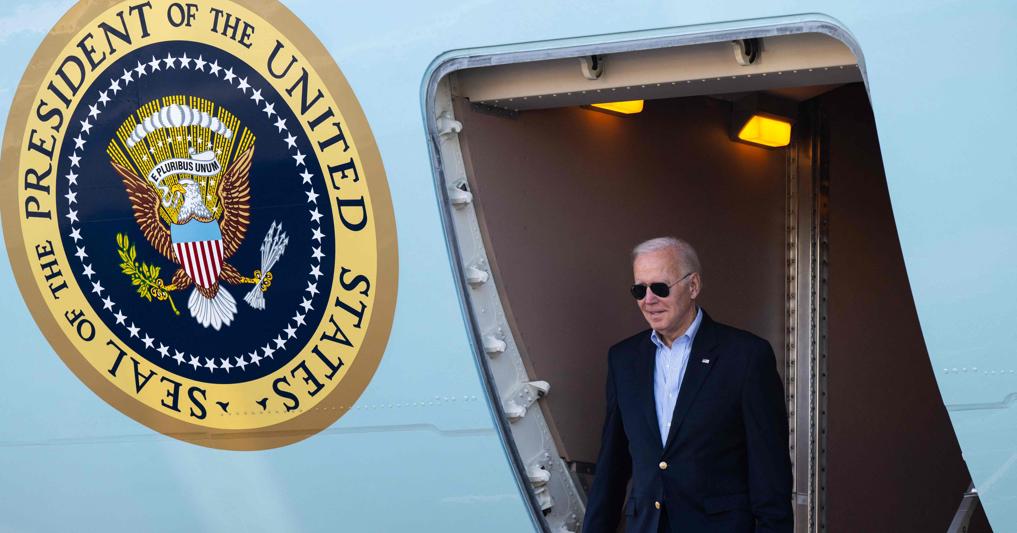 Biden torna negli Usa  dal G20 (Afp) 