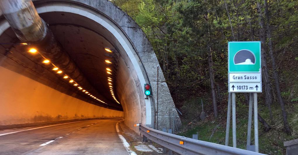 Un tratto della A24 in direzione Roma (Ansa) 