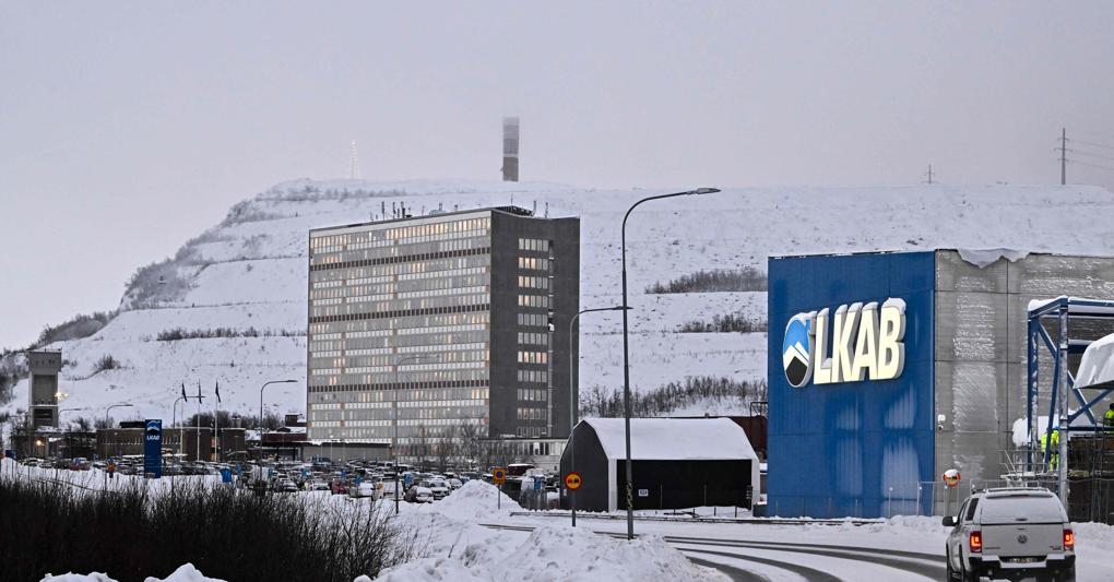 La miniera di ferro a Kiruna, in Svezia, 12 gennaio 2023 (Afp) 