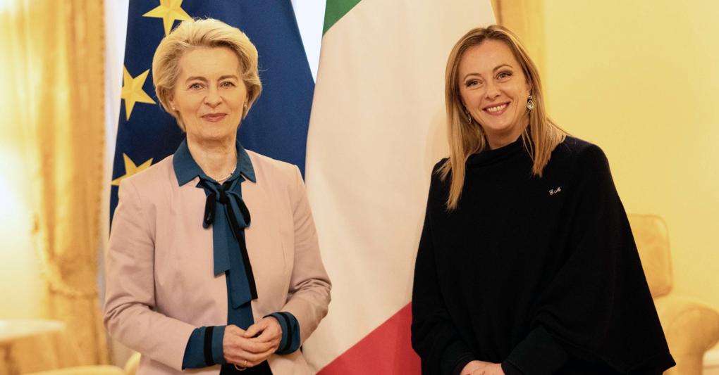 Migrants, Von der Leyen to Meloni: encouraged by Italy's commitment to work with the EU.  Palazzo Chigi: «Full satisfaction»