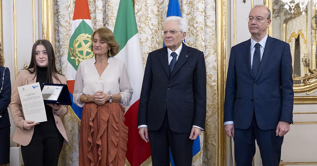  Il Presidente della Repubblica Sergio Mattarella con Giuseppe Valditara, Ministro dell'Istruzione e del merito (Ansa) 