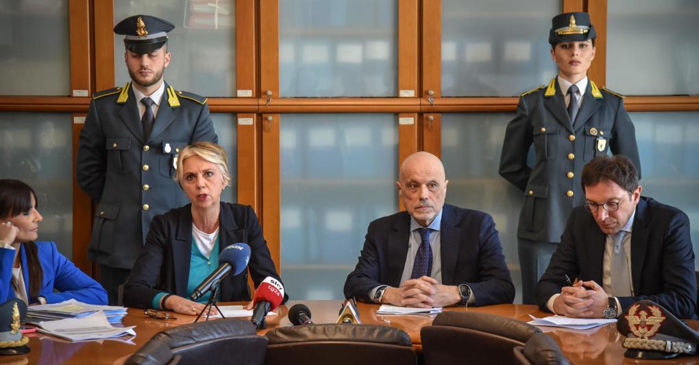 Conferenza stampa in Procura, Milano 28 Marzo 2023 (Ansa) 