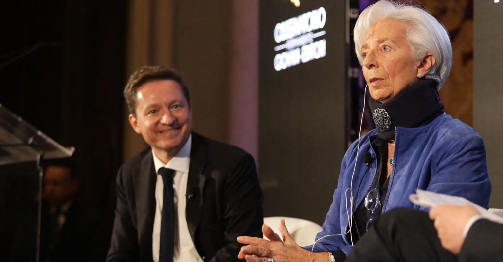 Andrea Ceccherini con Christine Lagarde a Firenze 
