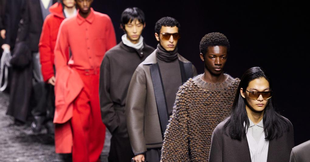 La sfilata della collezione Zegna per l'autunno-inverno 2023-24 