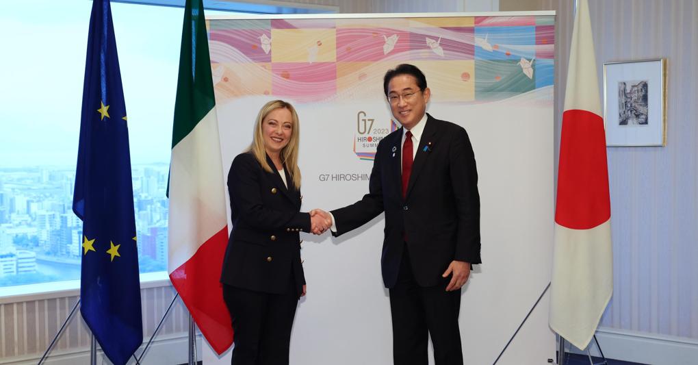 Italia-Giappone, Meloni vede il premier Kishida: «...
