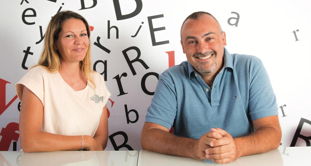 Isabelle Andrieu e Marco Trombetti, fondatori di Translated 