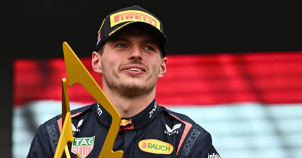 Il vincitore della gara Max Verstappen  (Photo by Minas Panagiotakis / Getty Images North America / Getty Images via Afp) 