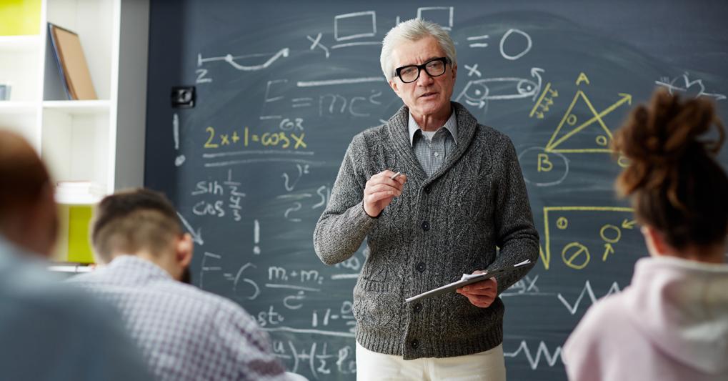 insegnante di matematica del liceo