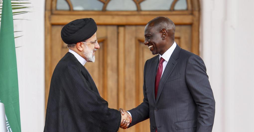 Raisi e Ruto a Nairobi, Kenya (Epa) 