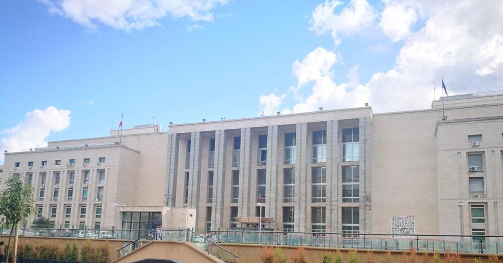 Il Palazzo di Giustizia a Palermo (Ansa) 