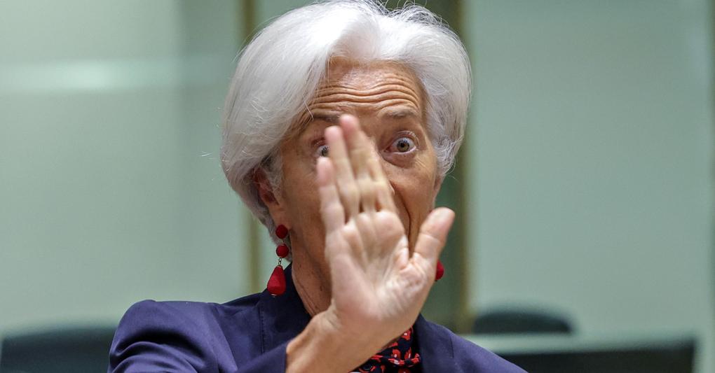 La presidente della Bce Christine Lagarde 