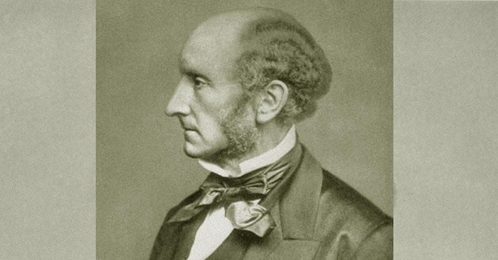 John Stuart MILL (1806-1873) filosofo ed economista inglese. (Fototeca Gilardi) 