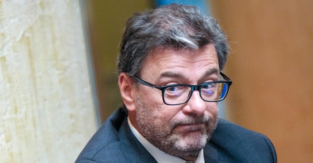 Il ministro dell’Economia Giancarlo Giorgetti 