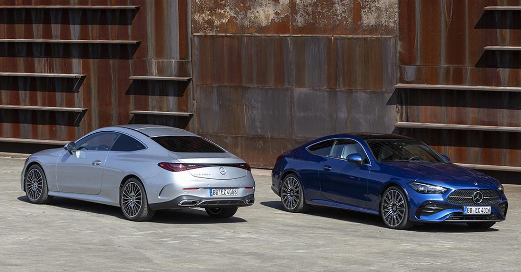 La nuova generazione di CLE esibisce un linguaggio stilistico caratterizzato da linee curve prive di spigoli tipo dei modelli Mercedes più recenti  