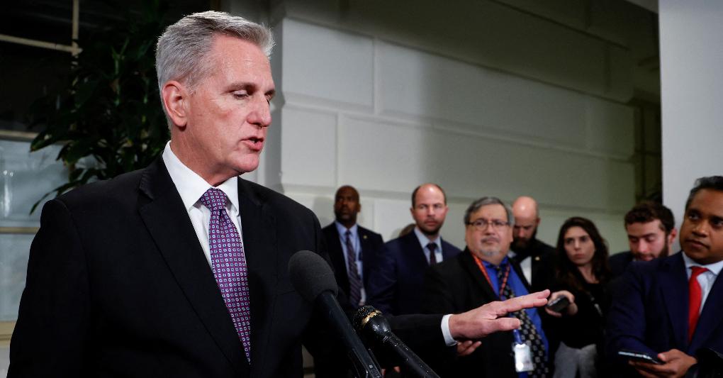 Lo speaker Repubblicano alla Camera Kevin McCarthy (Reuters) 