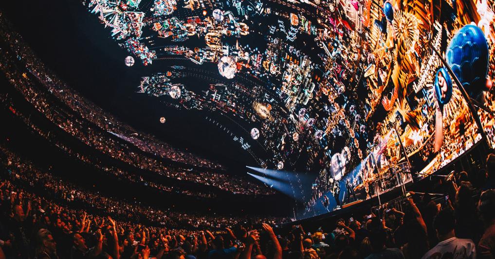 Il concerto degli U2 alla Sphere di Las Vegas (Reuters) 