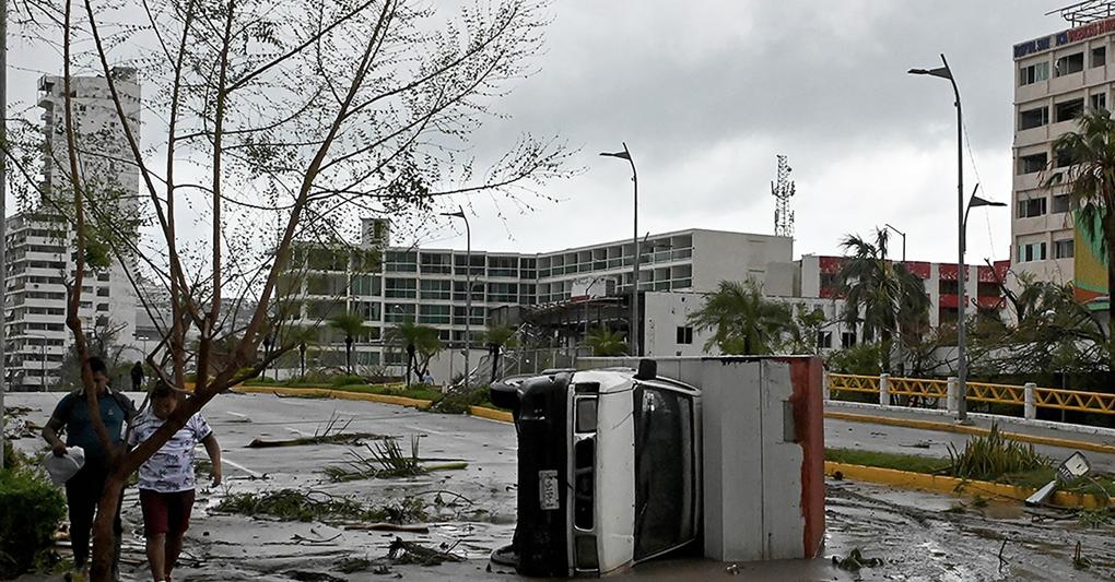 Acapulco dopo il passaggio dell’uragano Otis 