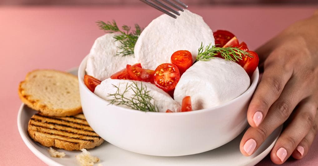Prodotto plant based alternativo al formaggio di Dreamfarm 